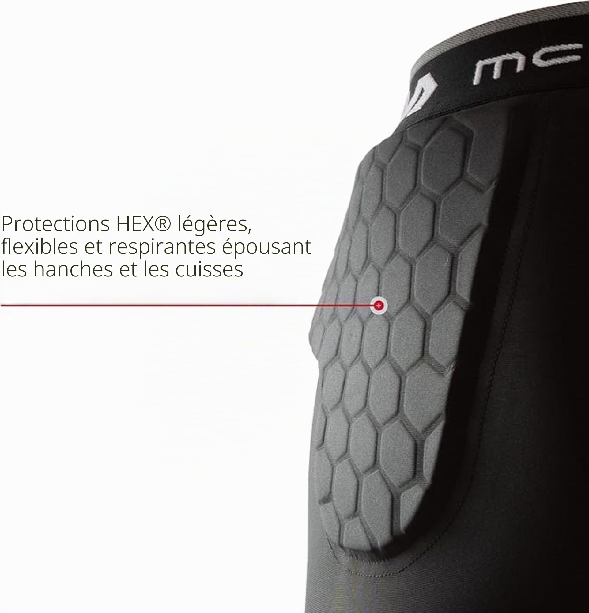 McDavid Sous Short de Protection pour Hommes et Femmes - Concu pour faire du Sport: Basketball, Rugby, Handball, Foot us…