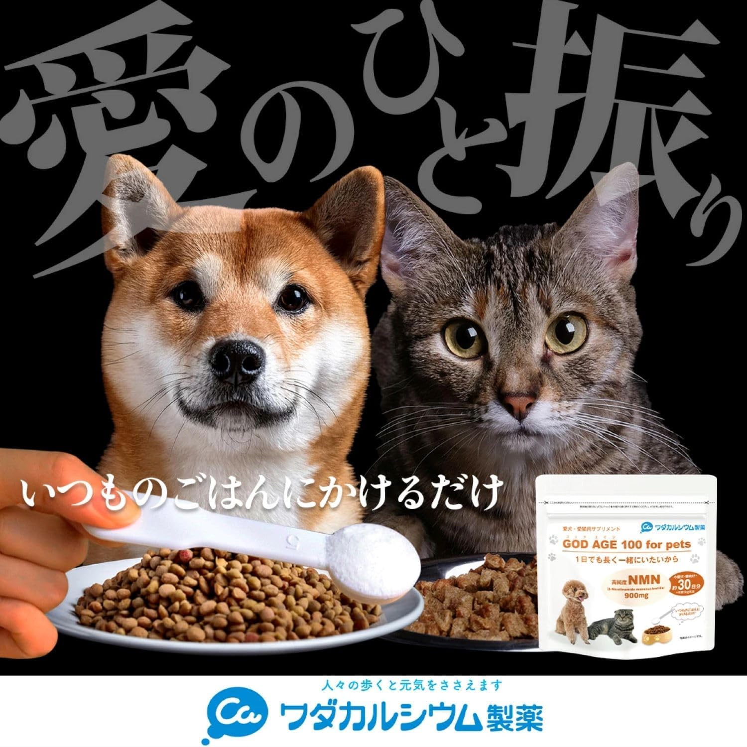 Amazon.co.jp: NMN 犬 猫 サプリ ペット用 900mg ゴッドエイジ