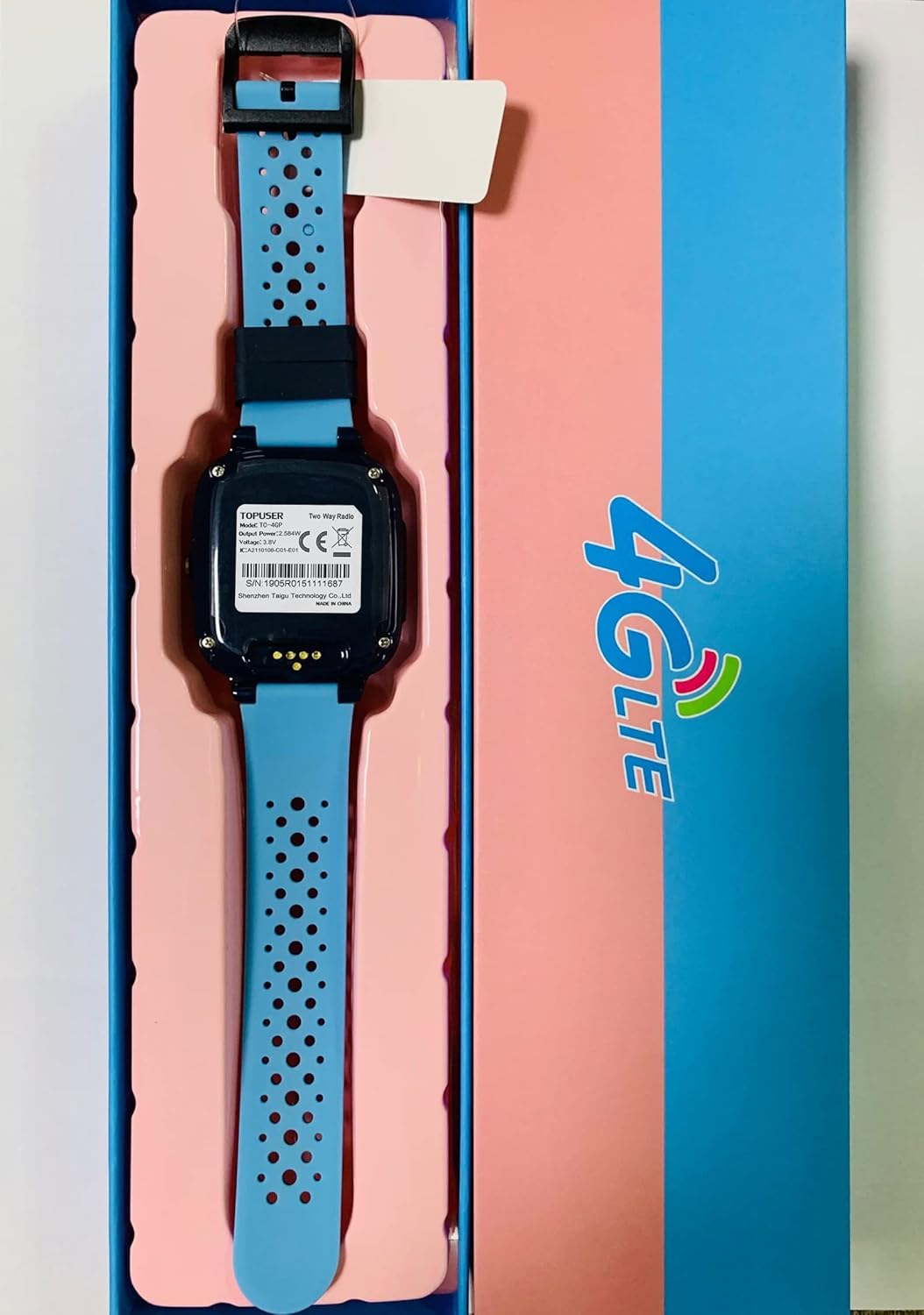 TOPUSER 4G GPS Smart Watch for Kids Boys Girls Watches [Global Version] SOS Emergency Alarm Waterproof Smartwatch with Text Video Voice Call Phone Watch Tracker Real Time Tracking Age 3-12 - Image 7