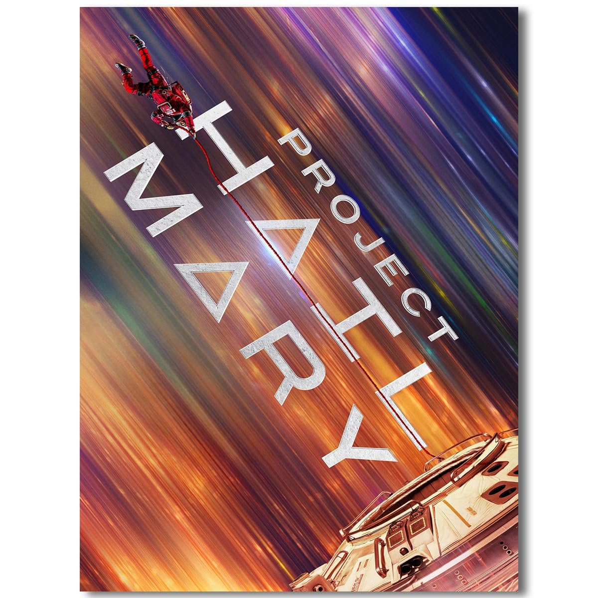 LPAIWXY Project Hail Mary Poster For Fans Kids Room Bedroom Wall Decor-Movie Project Hail Mary Posters Canvas Prints Picture For Teen Boy Girls Gifts
