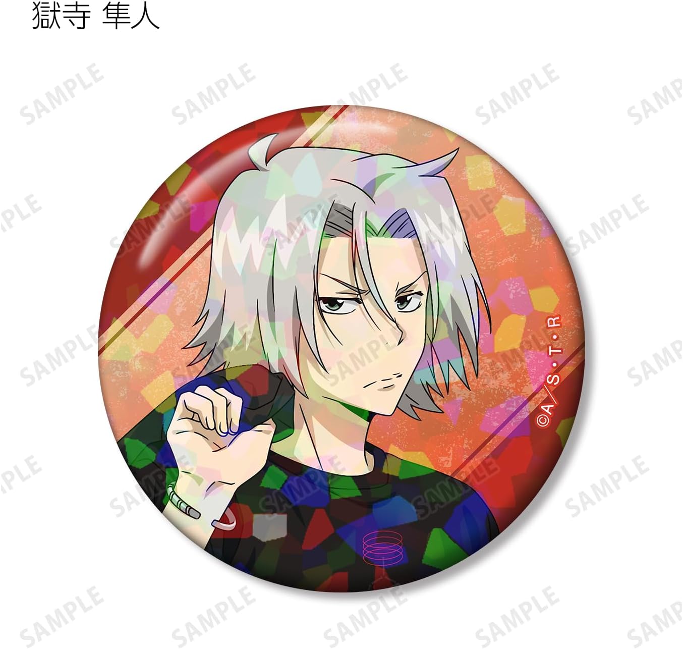 Home Teacher Hitman Reborn! Casual Coordination Ver. Trading Hologram Tin Badges Box of 10