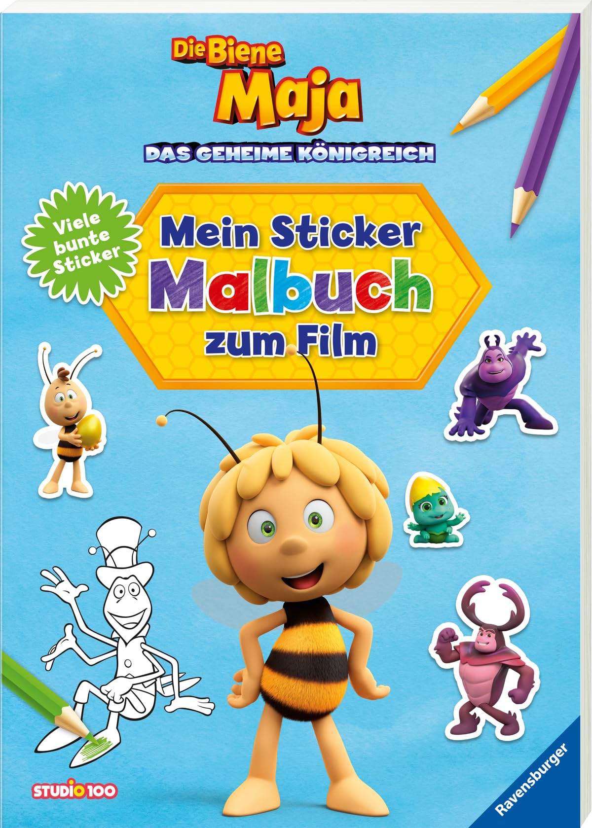 Die Biene Maja: Mein Sticker-Malbuch zum Film