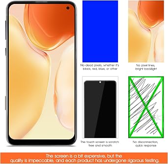 INCELL for Samsung Galaxy S10e Screen Replacement for Samsung S10e LCD Display SM-G970F SM-G970W SM-G970U LCD Digitizer Screen Touch Assembly with Frame(Not Support Fingerprint)