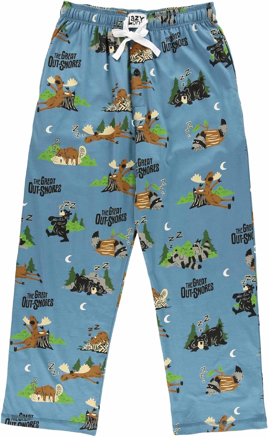 Lazy One Funny Moose Pajama Pants for Men, Men's Separate Bottoms, Lounge Pants - Image 4