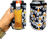 Vista 1 de Lit Handlers Mango de lata de soda, fundas enfriadoras de latas de 12 onzas, material de neopreno para cerveza, refrescos y otras bebidas, soporte