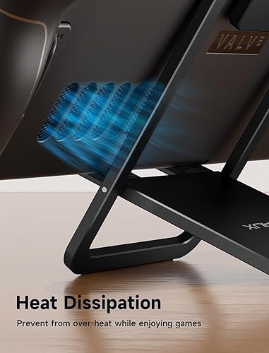 Vista 19 de JSAUX Soporte universal para tableta, portátil, plegable, para escritorio, compatible con iPad mini/Air, Samsung Galaxy Tab, Kindle Fire, Steam Gris