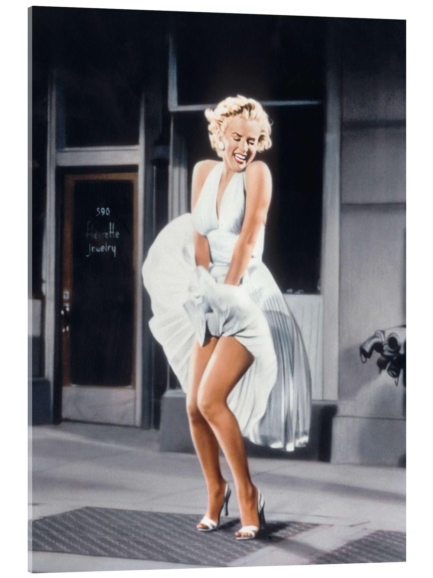 Posterlounge Marilyn Monroe, Das verflixte 7. Jahr, 1955 Acrylglasbild | 50 x 70 cm Wandbilder Wanddeko