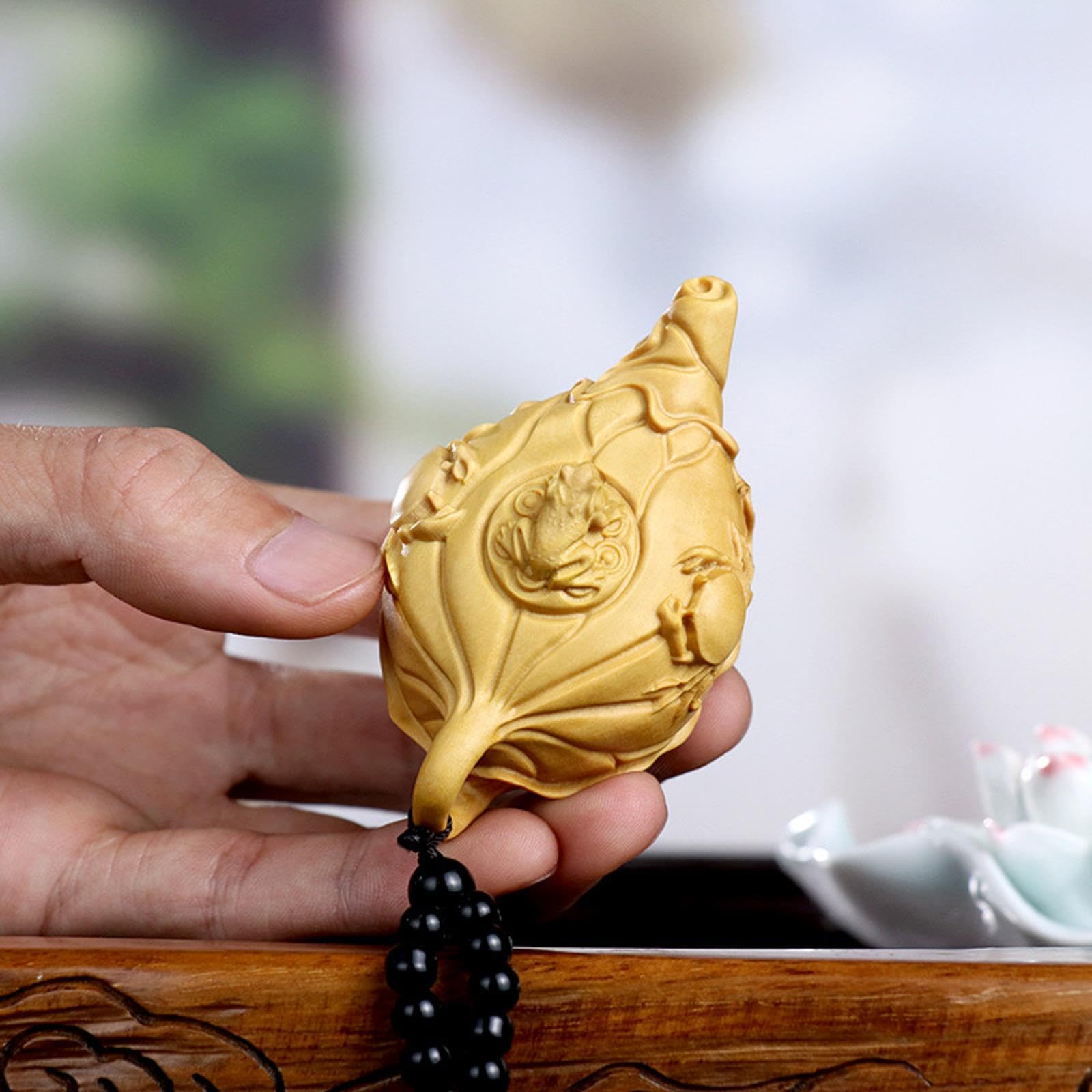 Amazon.co.jp: カニ鍋の装飾品、木製の彫像、手作りの木彫りの装飾品