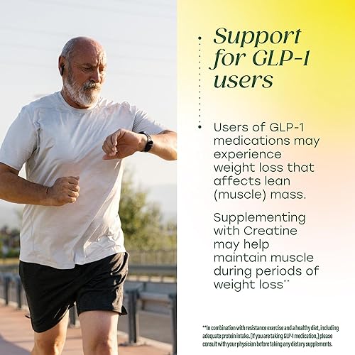 Miniatura 5 de MegaFood Polvo de monohidrato de creatina micronizado - Polvo sin sabor para después y antes del entrenamiento para hombres y mujeres - Apoyo al