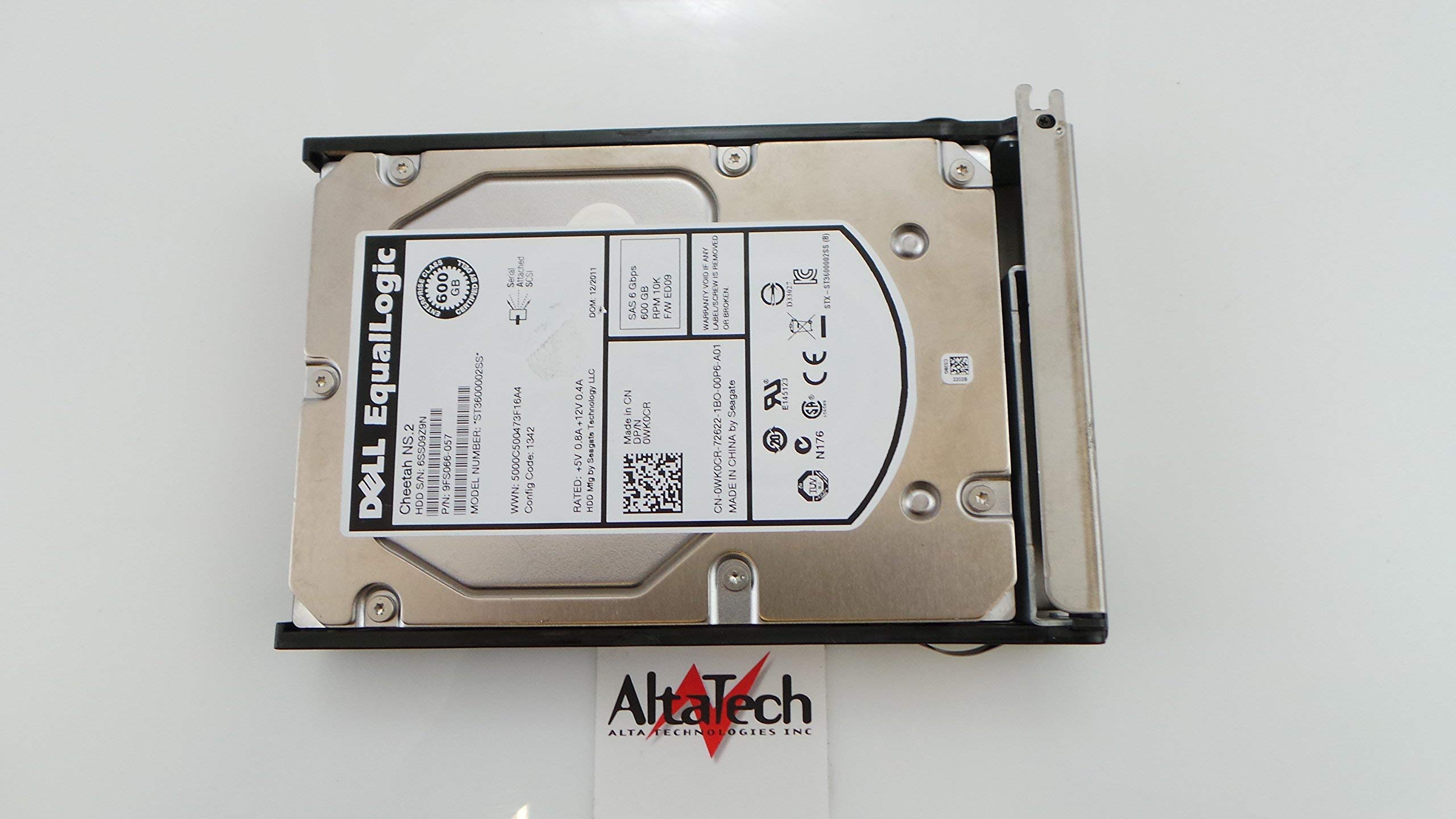 Dell ST3600002SS-DELL-EQ 600GB 10K SAS 3.5 6Gbps Disco duro EQUALLOGIC (renovado)