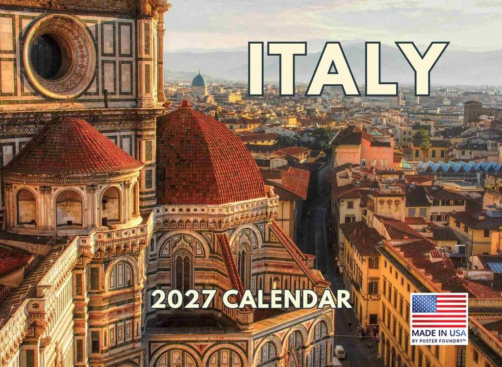 Amazon.com: Italy Calendar 2027 Italian Gifts Monthly Wall