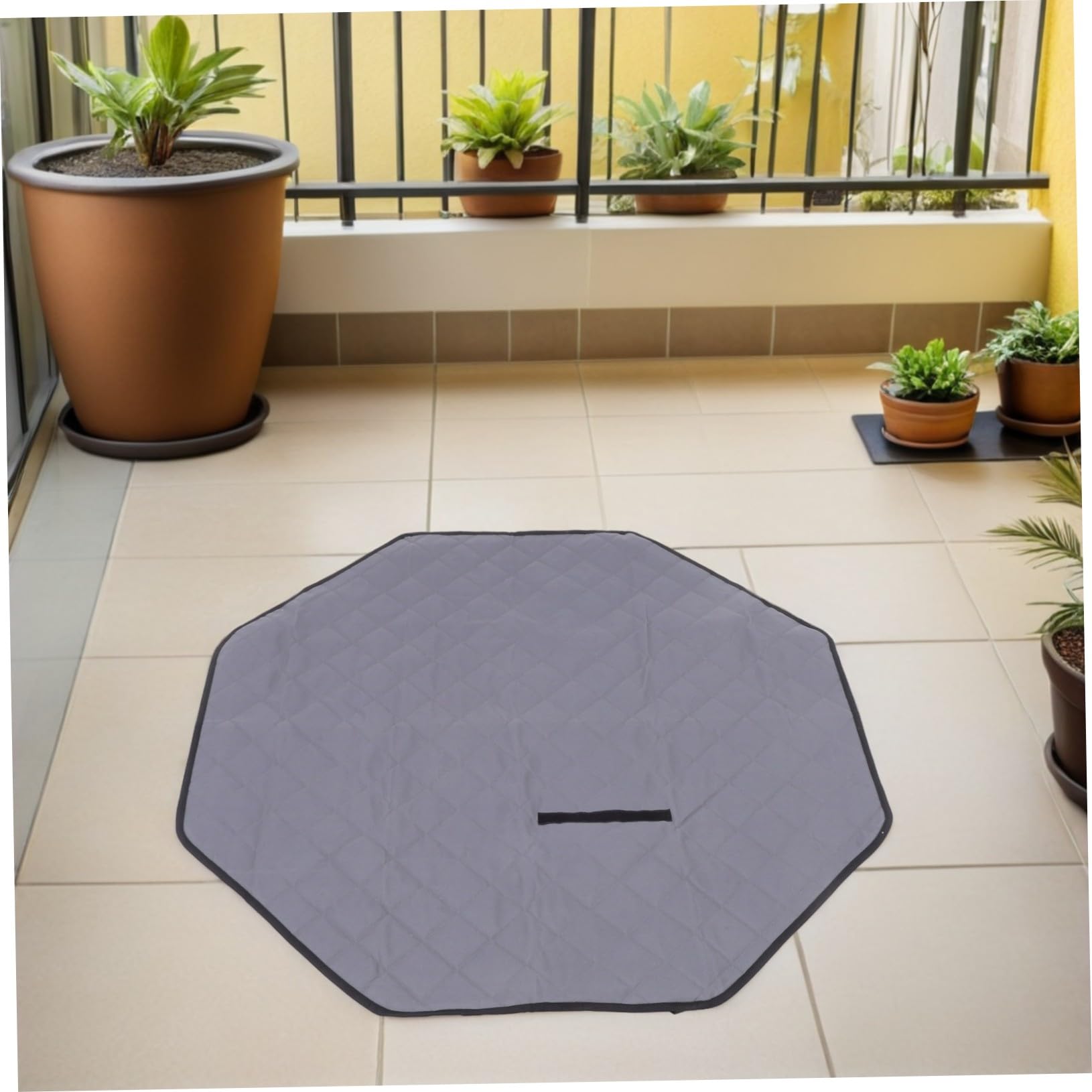 Alfombrilla Octogonal para Parque de Mascotas de Tela Oxford, Plegable y Lavable, Colchoneta Reutilizable para Perros y Gatos en Interiores y Camping