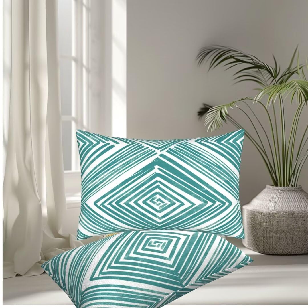 Amazon.co.jp: 枕カバー 40 60 cm ストライプ クッションカバー