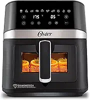 Fritadeira DiamondTech Oster 6L com Visor Transparente - 127V