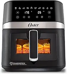 Fritadeira DiamondTech Oster 6L com Visor Transparente - 127V