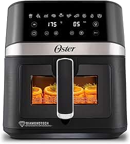 Fritadeira DiamondTech Oster 6L com Visor Transparente - 127V