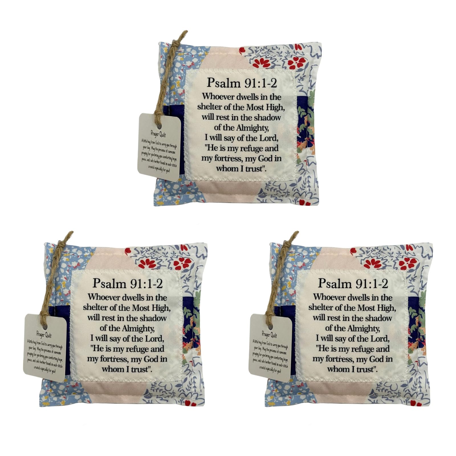 hogtnd Durable Fabric Prayer Bags with Uplifting Messages for Home, Worship, and Religious Bags to Promote Inner Peace