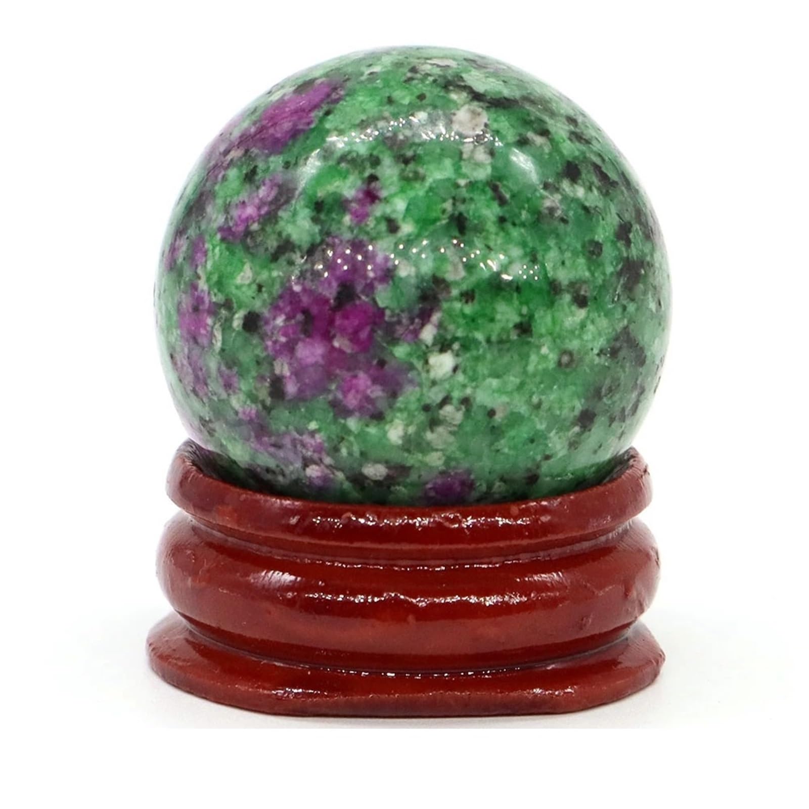 BAYNOPURIN Crystal Sphere 30mm Stone Sphere Quartz Globe Mineral Collection Household Decor