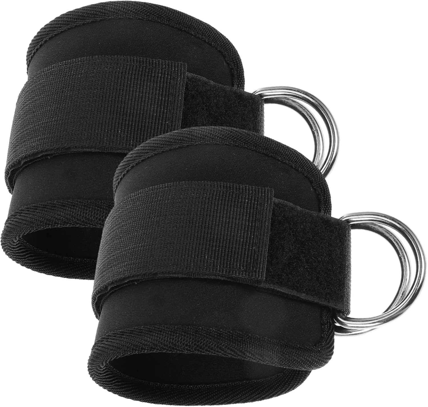 BESTonZON 2Pcs Ankle Straps for Cable Machines Leg Strap Attachments for Gym Workouts for Glute Training Lower Body Exercises Fitness Accessory for Home