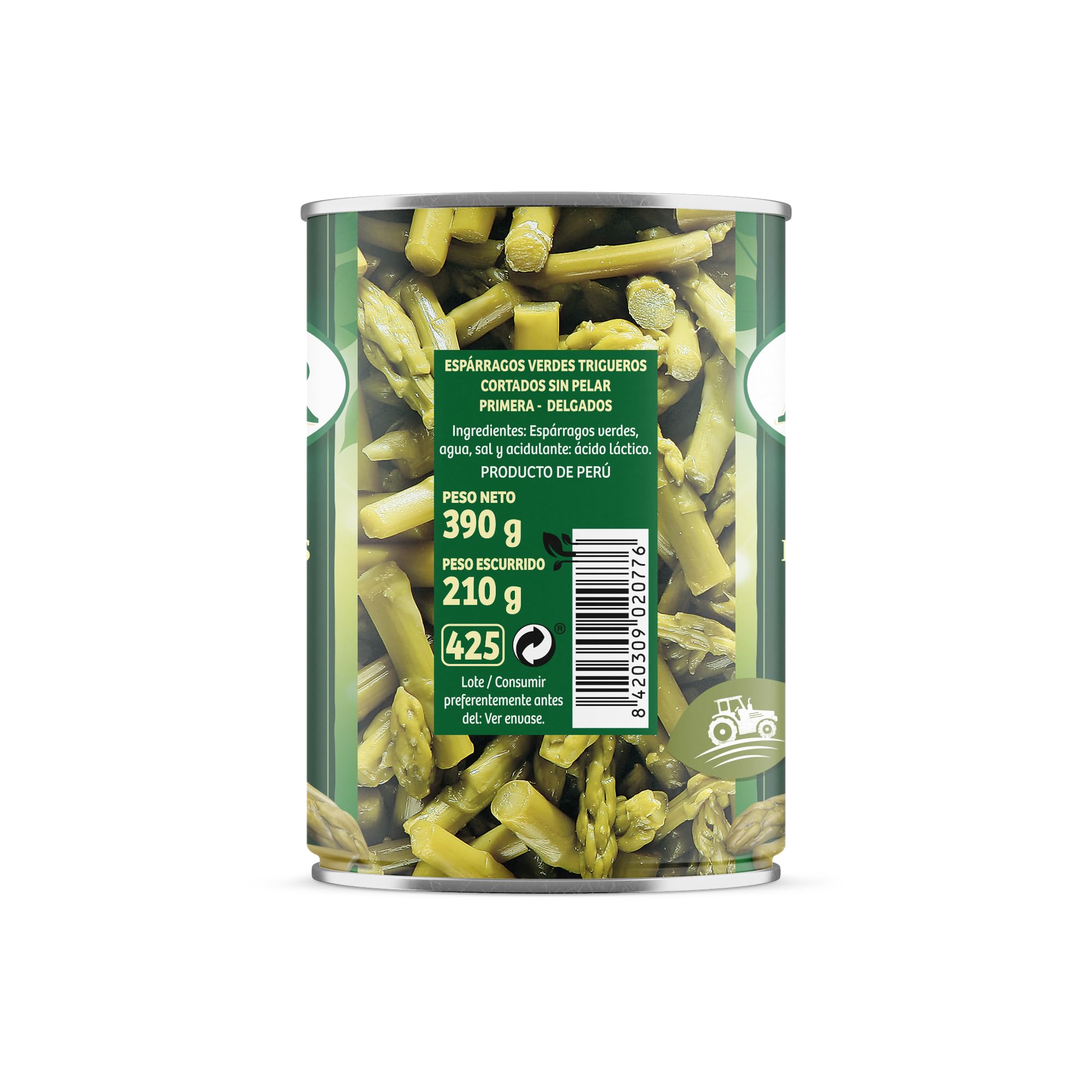 ALSUR ESPARRAGO TRIGUERO CORTADO 210GR