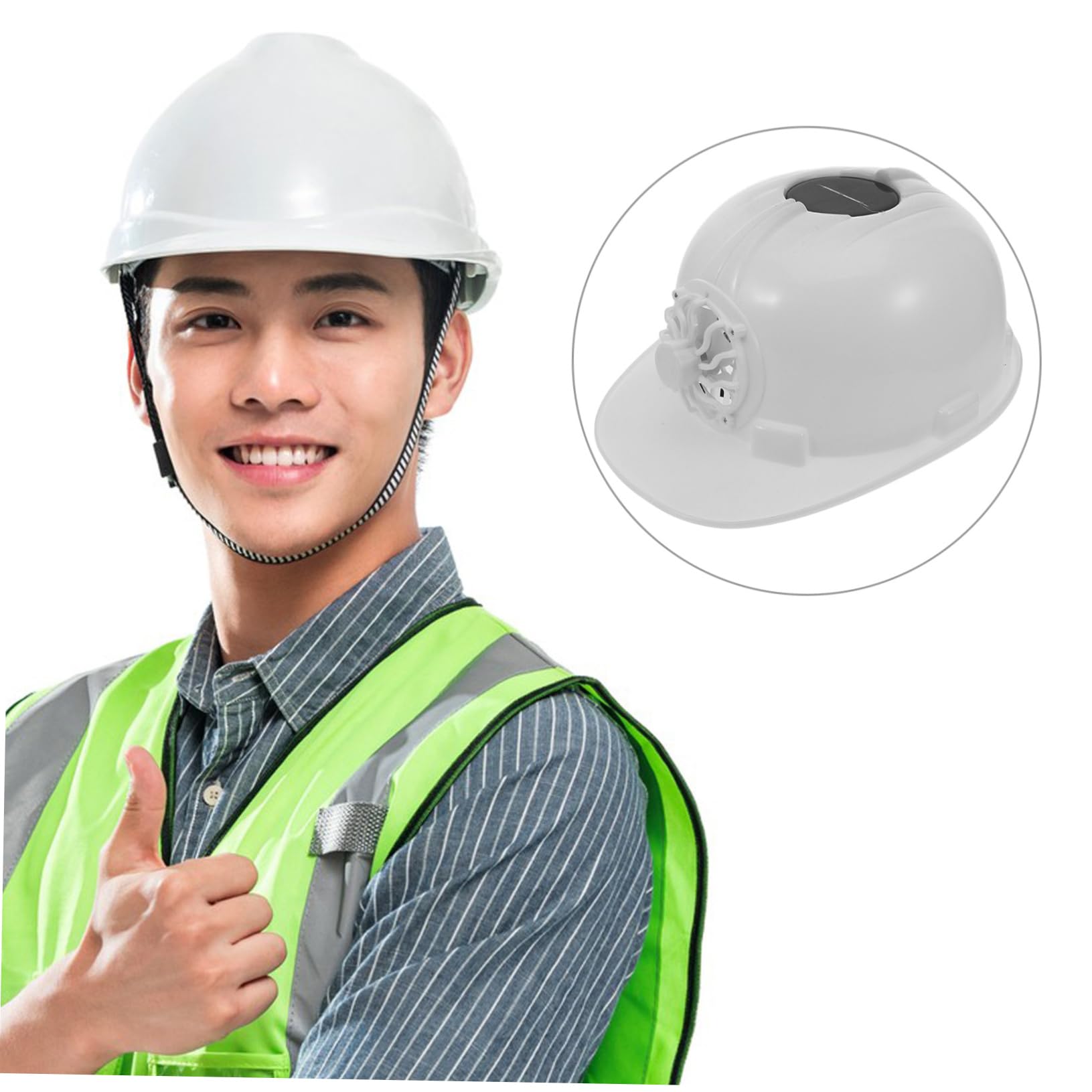 Elmetto Di Sicurezza Solare Con Ventola Integrata Casco Da Costruzione Per Attività All Aperto Protezione Solare e Comfort Design Versatile Per Lavoro e Giardinaggio