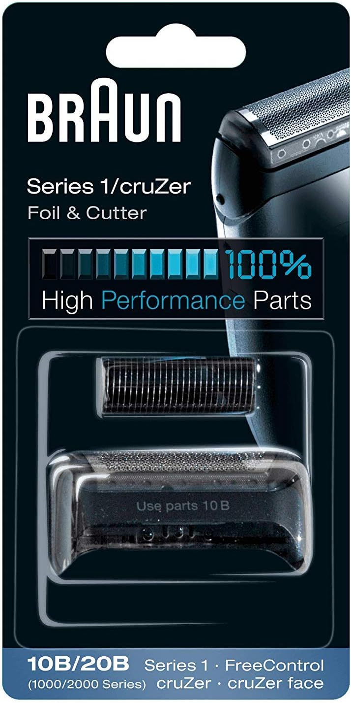 Replacement Foil and Block, 1000 2000 For Free Control and Cruzer Shavers (Packaging may vary)
