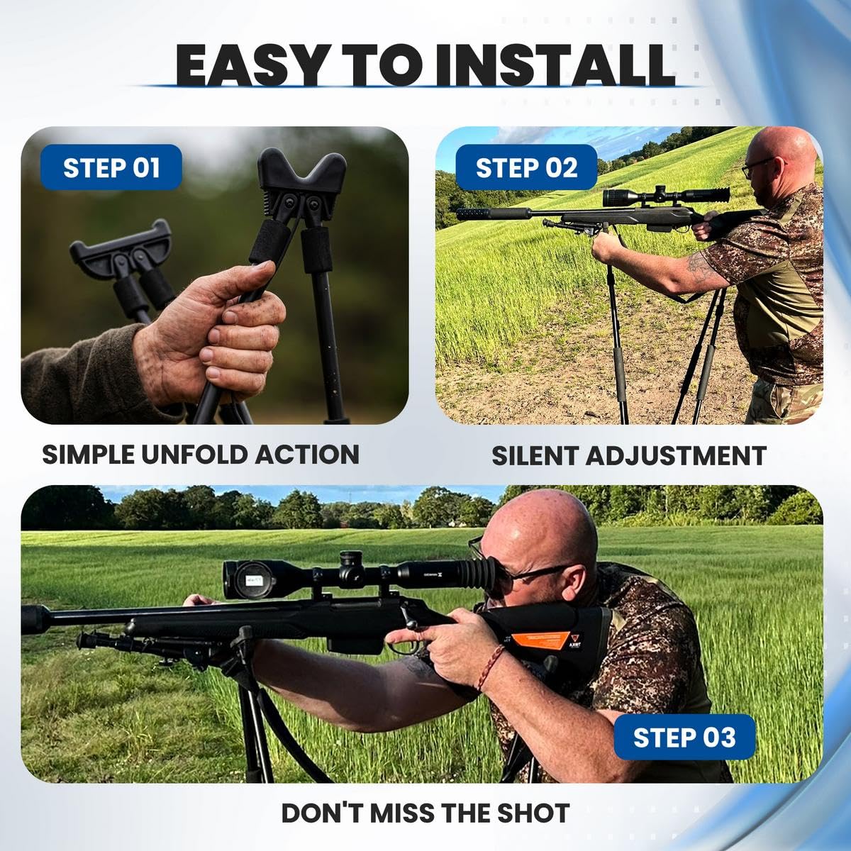 BushWear 4 Leg Shooting Stick