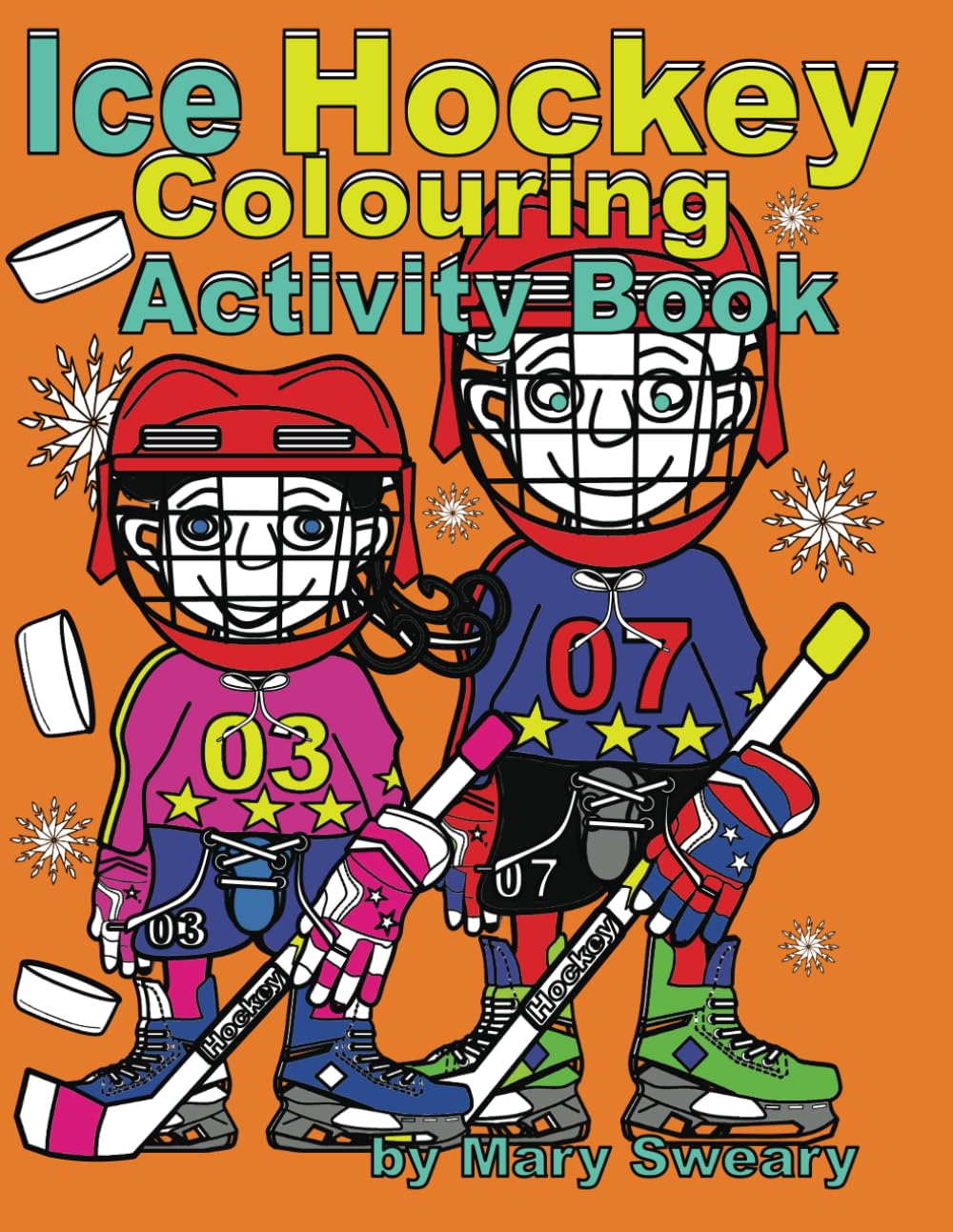 Ice Hockey Colouring Book: Activity Book