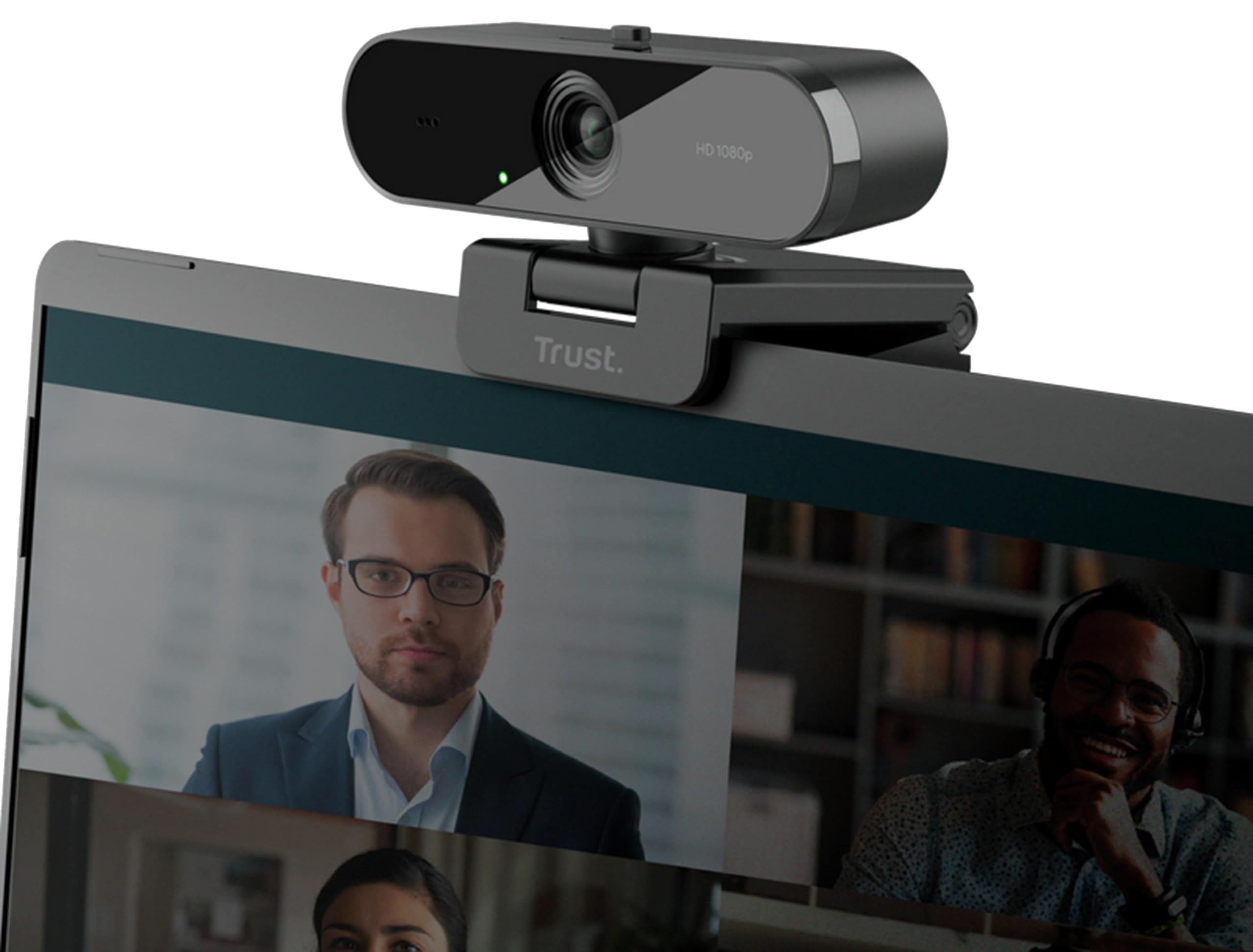 Trust TW-200 Webcam Full HD Con Gran Angular Negra