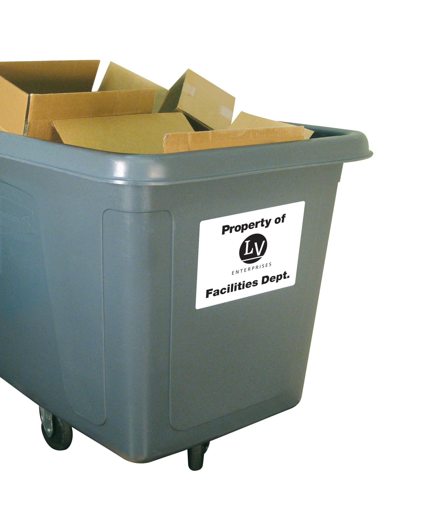 Avery Durable 6575 - Etichette identificative bianche per stampanti laser, 21,6 x 27,9 cm, confezione da 50