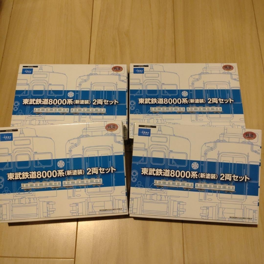 鉄コレ東武8000系新塗装4箱 Amazon | テック 鉄コレ 東武鉄道8000系ツートンカラー塗装 4両