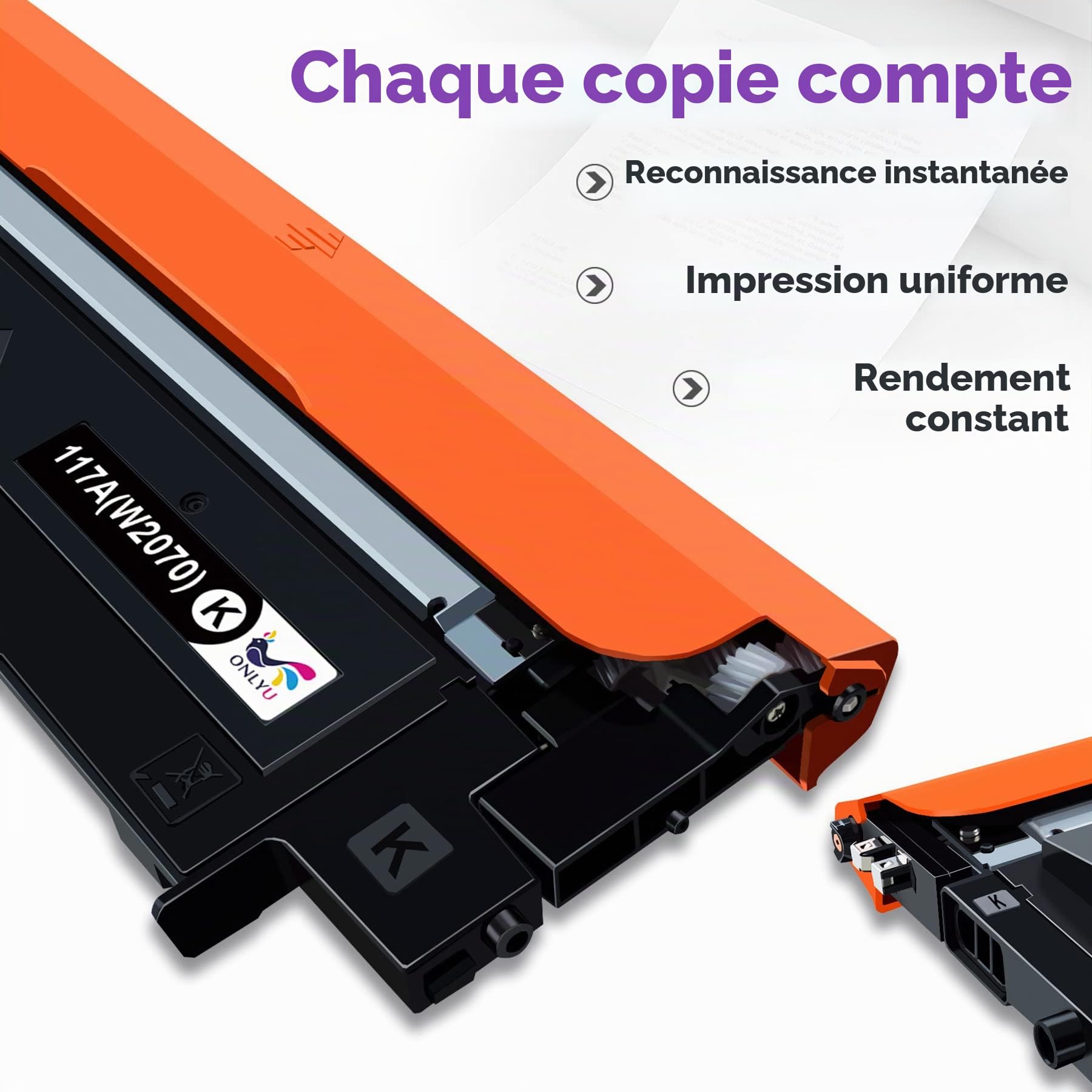 ONLYU 117A MFP 179fwg 178nwg Compatible pour HP 117A 178nw 179fnw 150