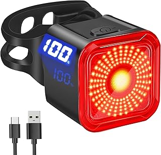 Top 10 Best Bicycle Tail Lights Review 6 DARKBEAM Bike Tail Light with LED Display