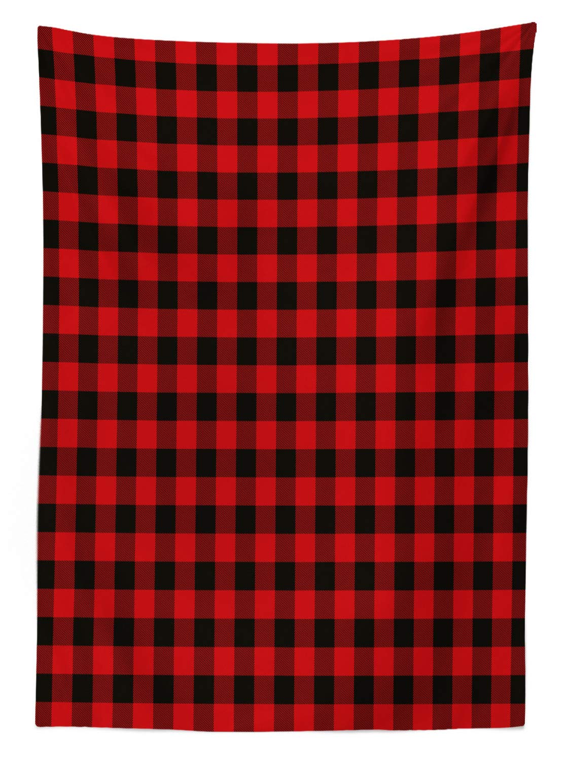 Runner Da Tavola ABAKUHAUS 40x180 Cm – Stile Lumberjack Buffalo Check In Arancione E Nero: Perfetto Per Un Look Rustico E Accogliente!