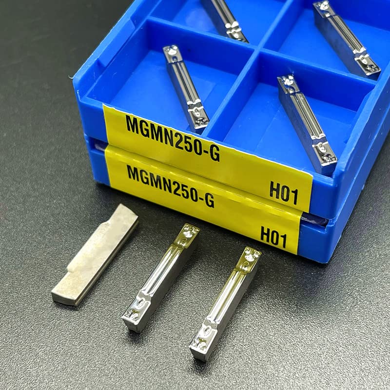 Herramientas de Torno 10pcs MGMN Carburo para Aluminio miniatura 4