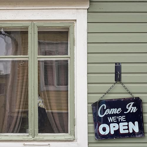 Miniatura 7 de Ganchos de metal Slatwall, 10 piezas de gancho de fotos comercial Slatwall ganchos de muesca para exhibición de imágenes, gancho de pintura para