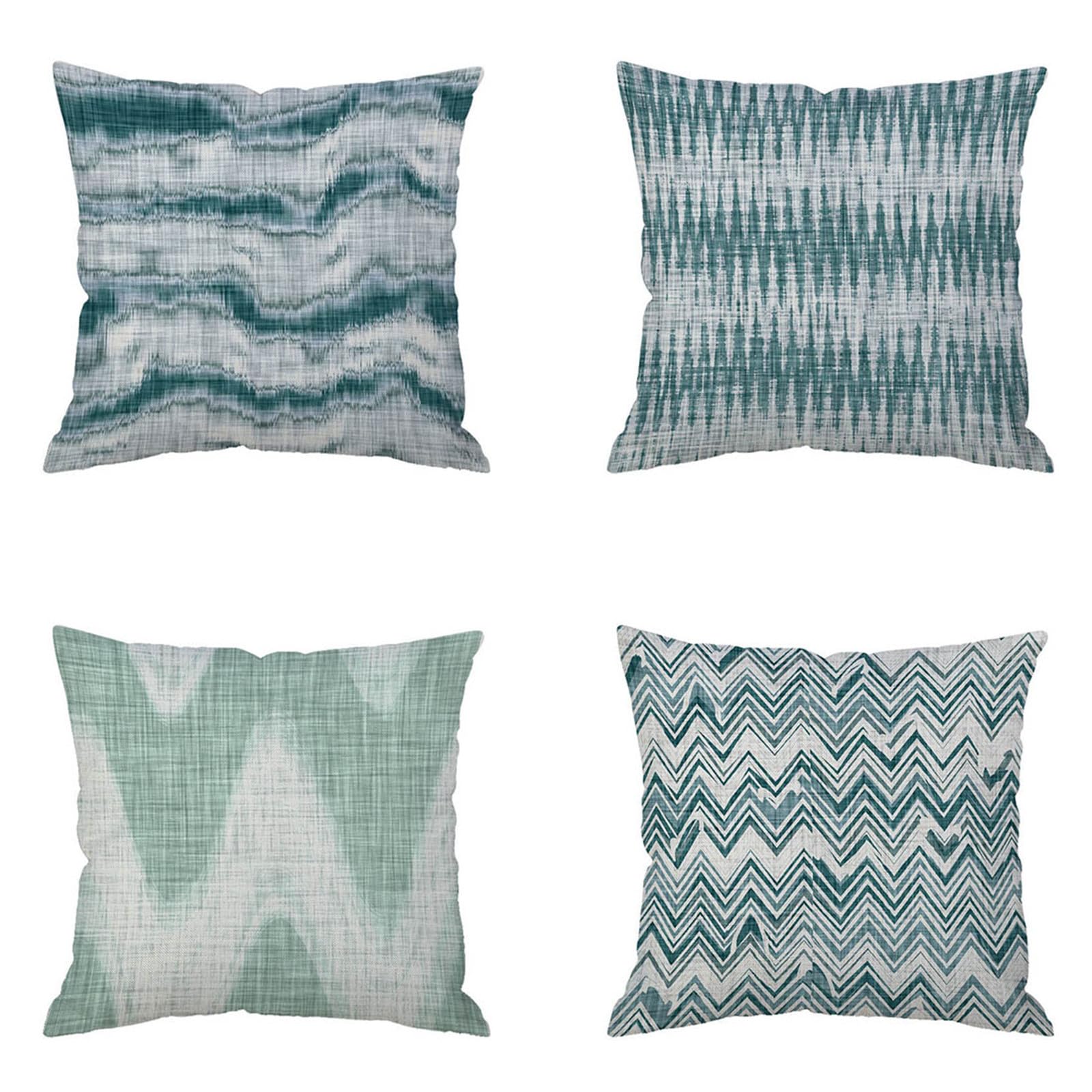 Housses de coussin 65x65cm lot de 4 pour masquer et proteger un canape