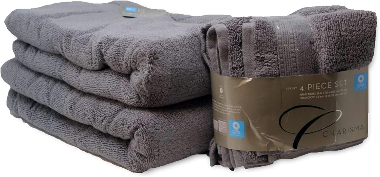 Charisma Plush Towels Bundle Includes 2 Luxury Bath