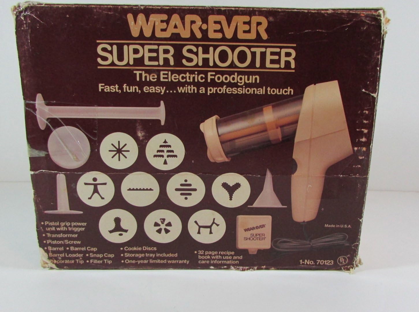 Vintage WearEver Super Shooter Electric Cookie Press Candy