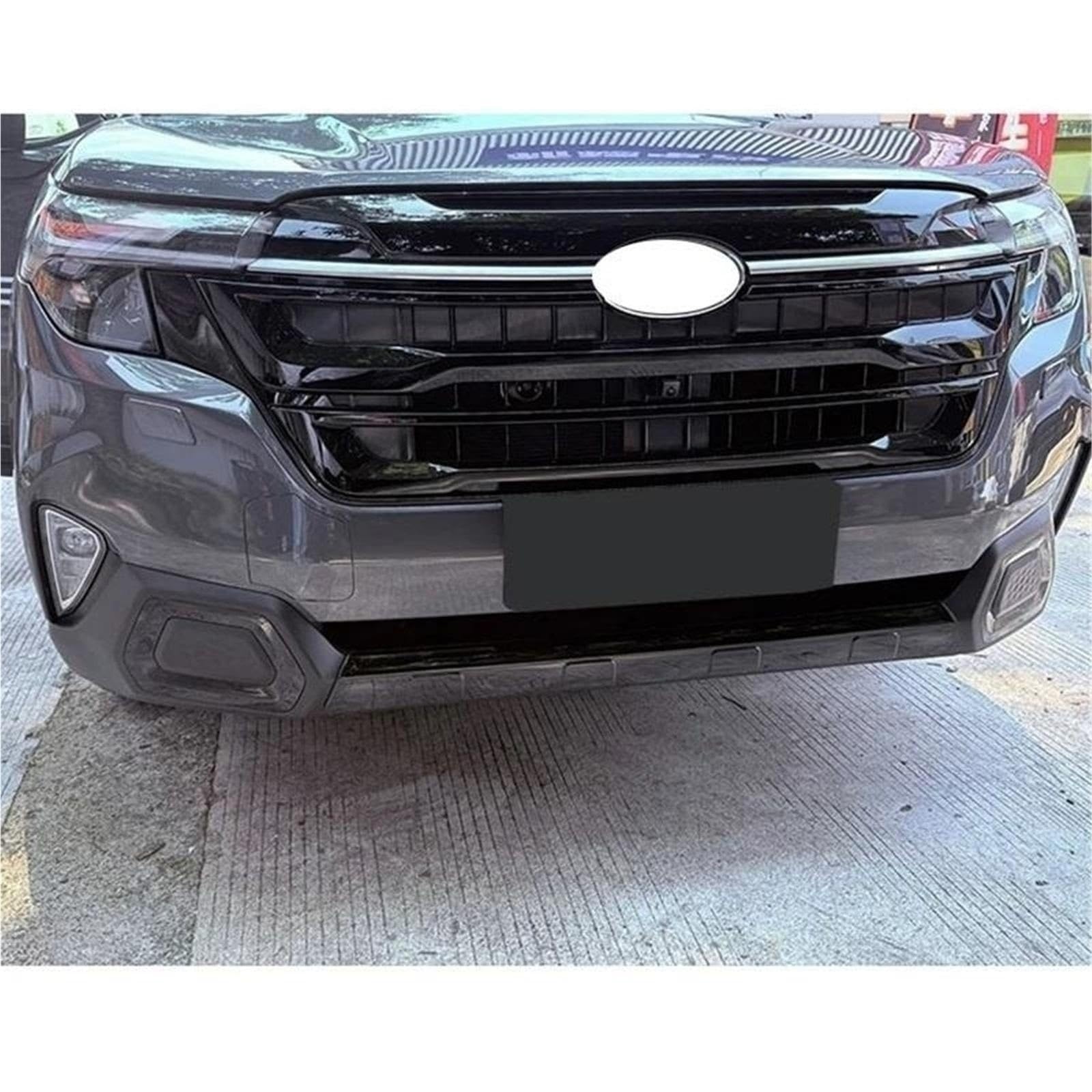 Kompatybilny z przednim spojlerem zderzaka Subaru Forester SL 2025-2027 | 9th Splitters Cover Body Kit Boczna dokładka(Black)