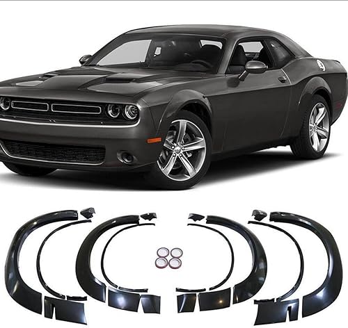 NINTE Guardabarros de rueda para Dodge Challenger Base Modelo 2015-2023 Accesorios de coche Productos