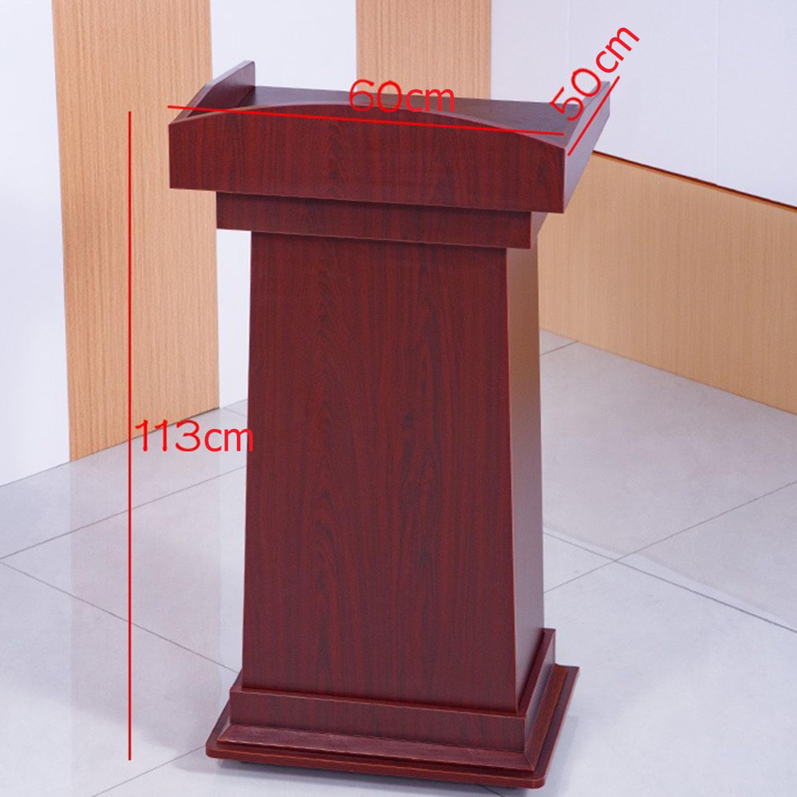 Podium portable en bois pour enseignants et églises, pupitre de conférence, table multima Sp pour hôtels, restaurants, de & s