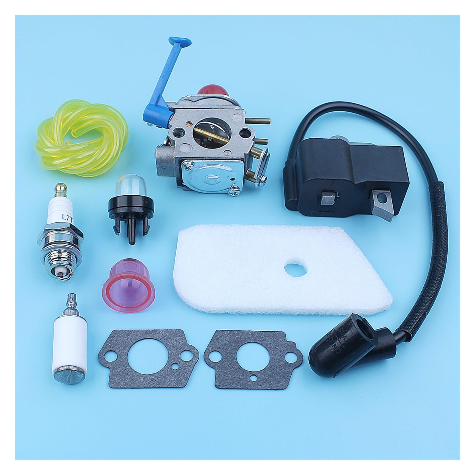 Kit de bobina de encendido de carburador for Husqvarna 125C 125E 125L 128C 128LD 128R for repuesto de motosierra Zama Motoserra