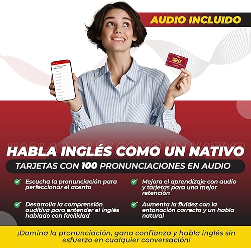 Miniatura 44 de Tarjetas didácticas en español para adultos principiantes y niños – Aprende más de 100 verbos, palabras y frases para conversación diaria – Regalo