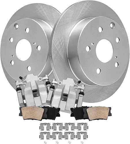 Miniatura 27 de Detroit Axle - Kit de freno delantero de repuesto para frenos 04-06 Scion xA xB Rotores 2004 2005 2006 pastillas de freno de cerámica