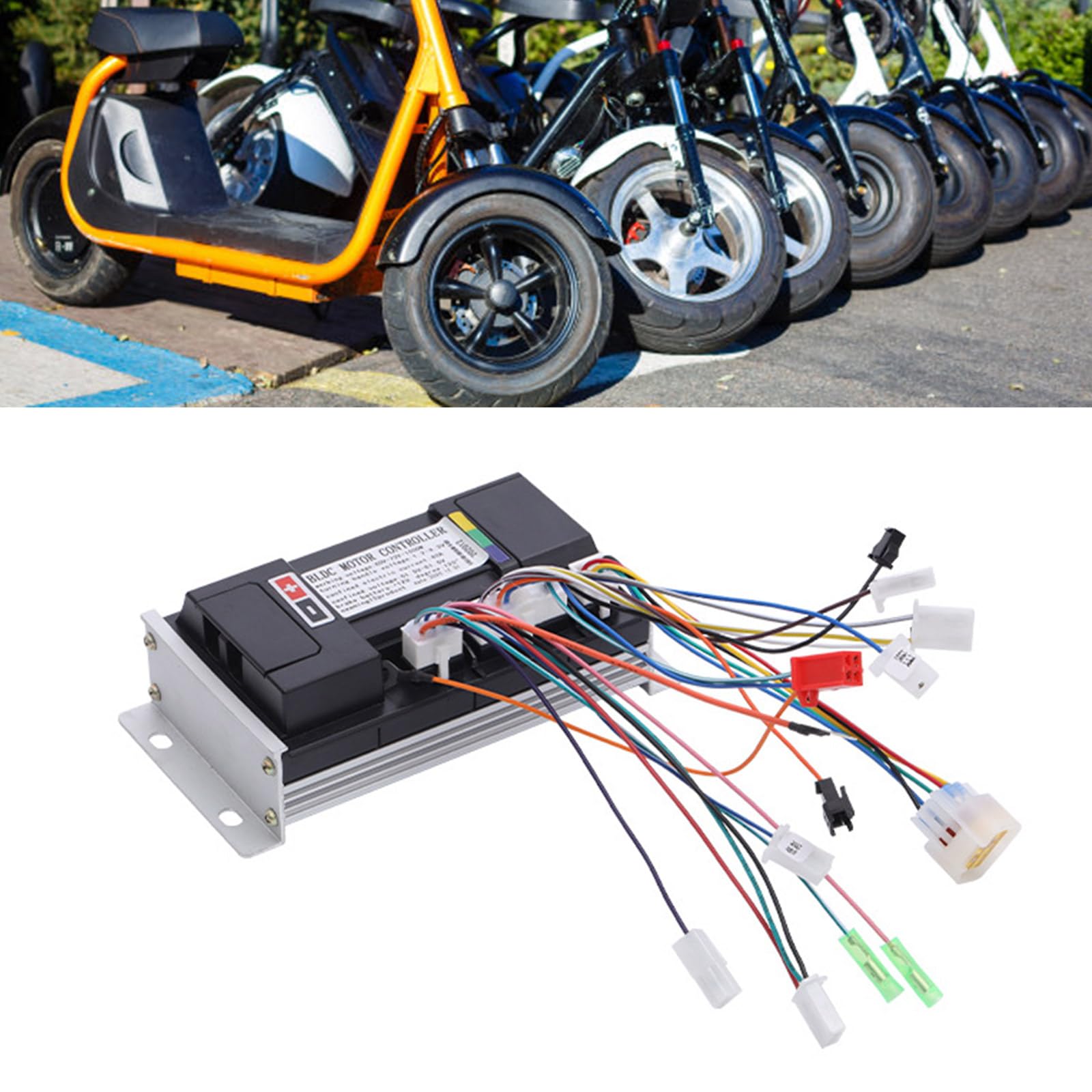 Regolatore motore senza spazzole 48-72 V 1500 W 50 A regolatore di velocità per scooter elettrico BLDC