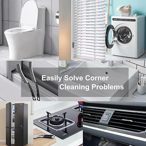 Miniatura 6 de Cepillo de limpieza de hendiduras, cepillo de limpieza de hendiduras de cerdas duras, herramienta multifuncional de cepillo de limpieza de huecos,