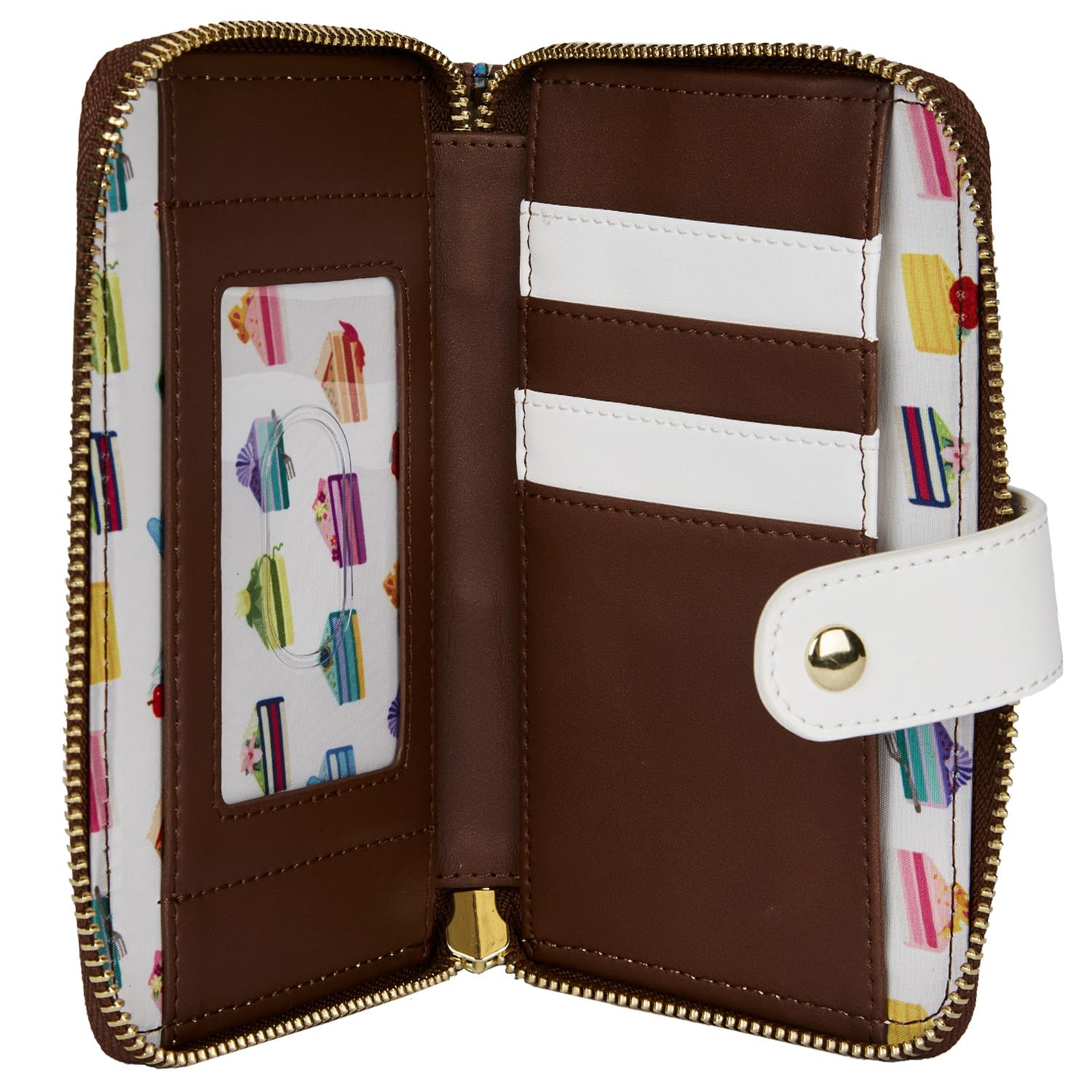 Amazon.com: Loungefly Disney Princess Cakes Zip Around 