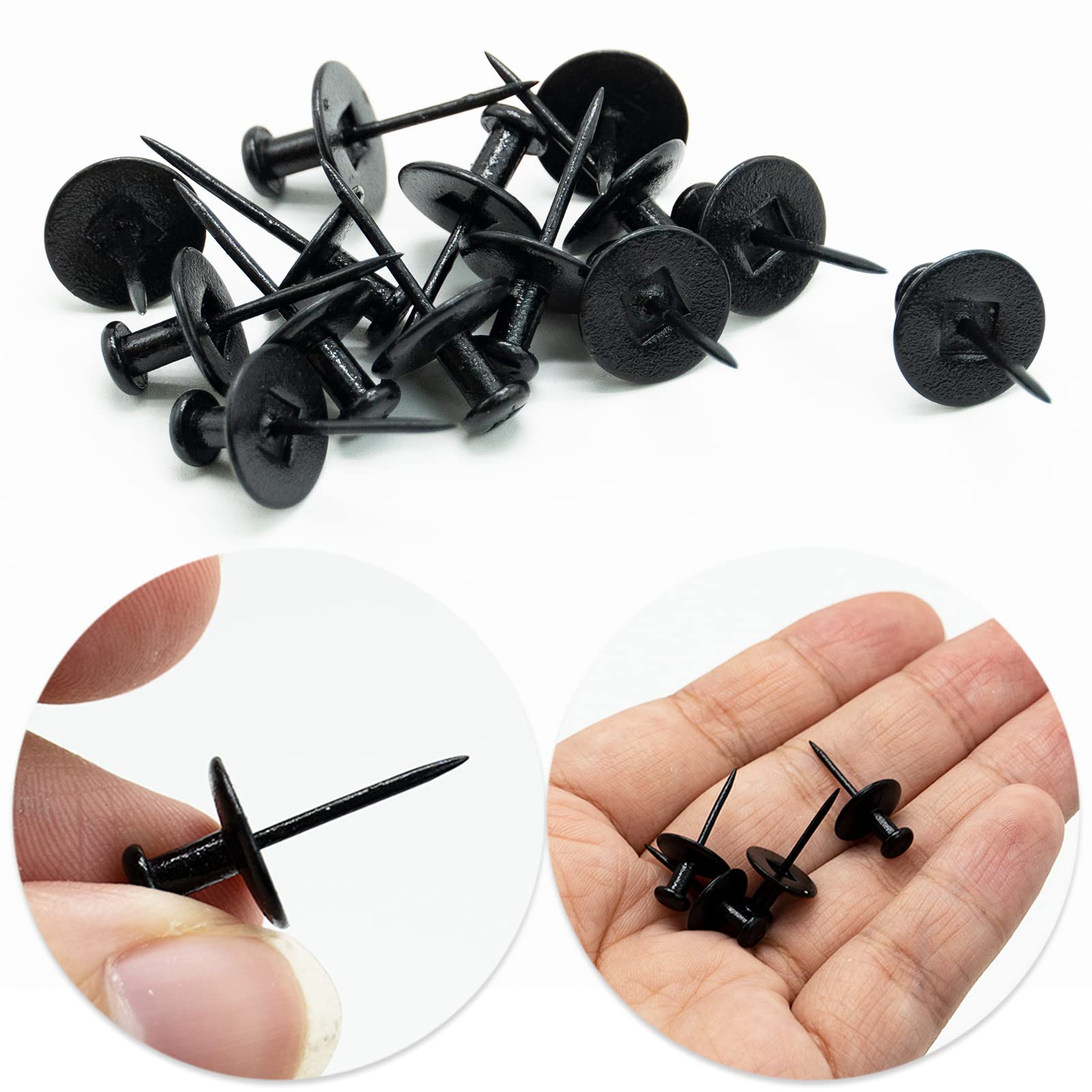 20pcs Clous À Double Tête Accrocher Photos Boîte Clous
