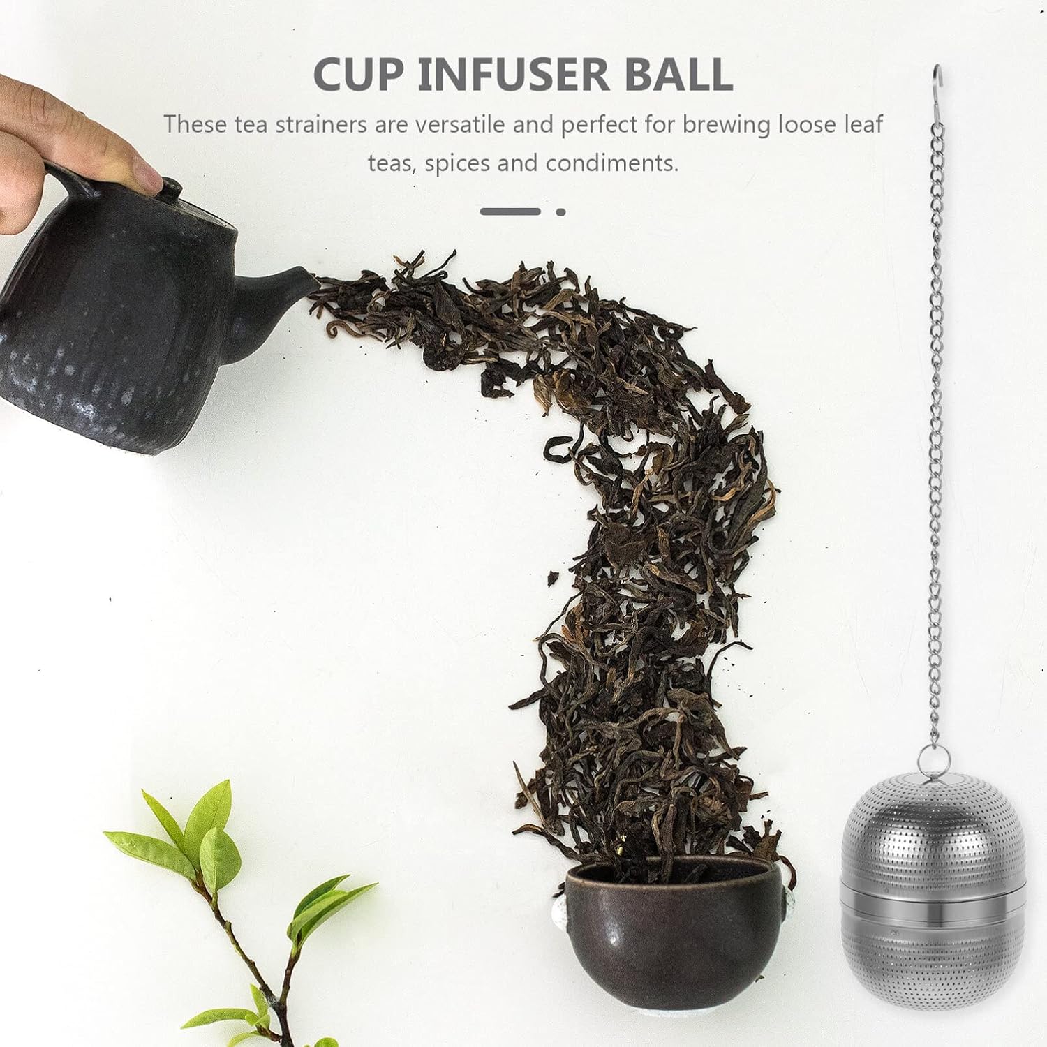UPKOCH Drip Pan Filter Cup Strainer Ball Practical Tea Strainer Household Loose Tea Infuser Loose Leaf Tea Strainer Tea Holder for Loose Tea Tea Infuser Tea Filter Tea Ball